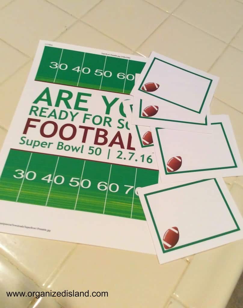 football-party-printables