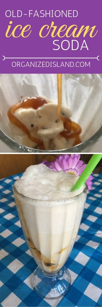Ever crave an old-fashioned ice cream soda? This is a super simple recipe to make. Great for summer days and nights!