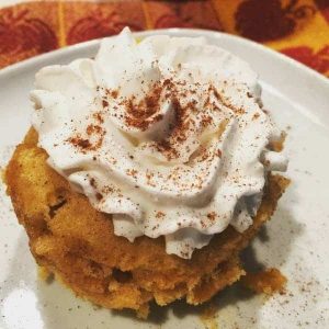 Get your pumpkin fix with this quick and easy pumpkin mug cake recipe.