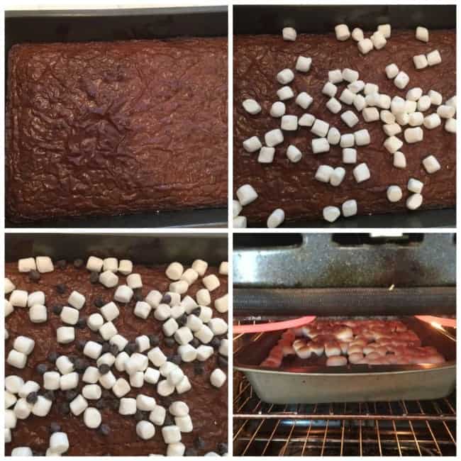 s'mores Brownies from a mix