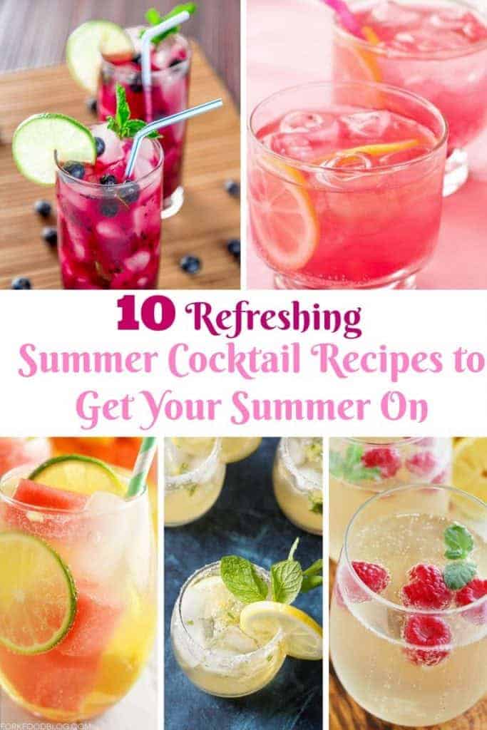 Refreshing summer cocktail recipes for summer!