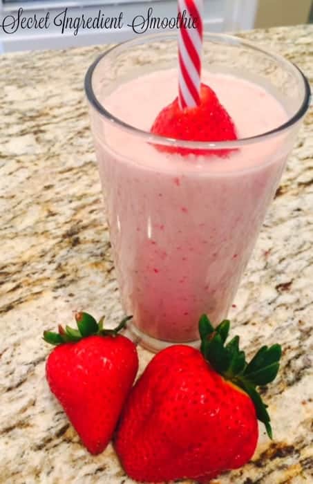 This is not your ordinary smoothie! It has a secret ingredient that offers protein. A great choice for breakfast or a snack! 