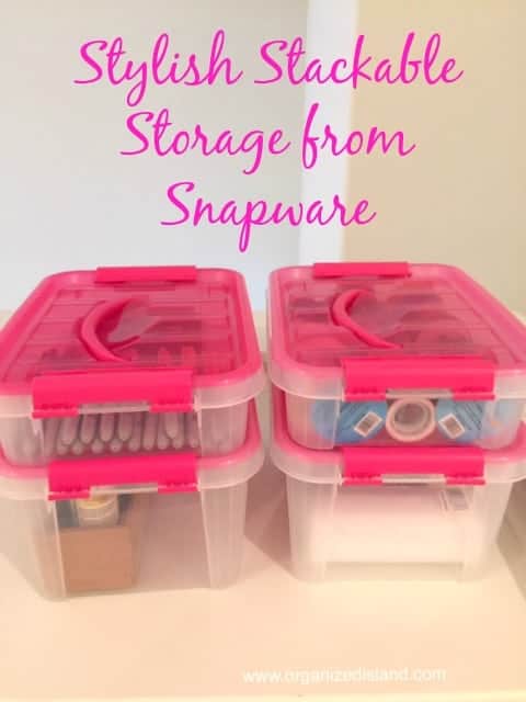 Love this stackable storage from Snapware!