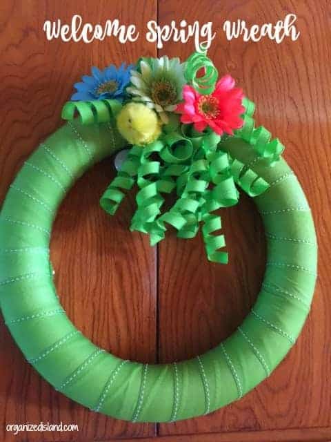 Simple Spring wreath idea